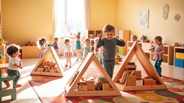 Les bienfaits des triangles de pikler pour la motricité des enfants